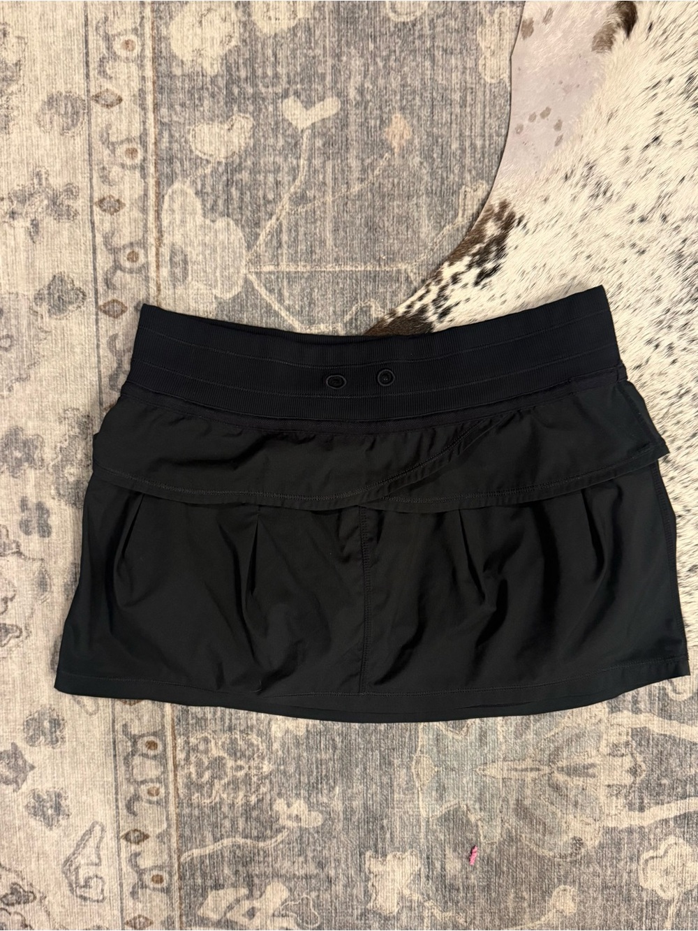 Lululemon Black Athletic Skort with Flattering Waistband